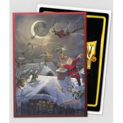 Protège-cartes Dragon Shield - 60 Japanese Brushed Art Sleeves  - Christmas Dragon 2023