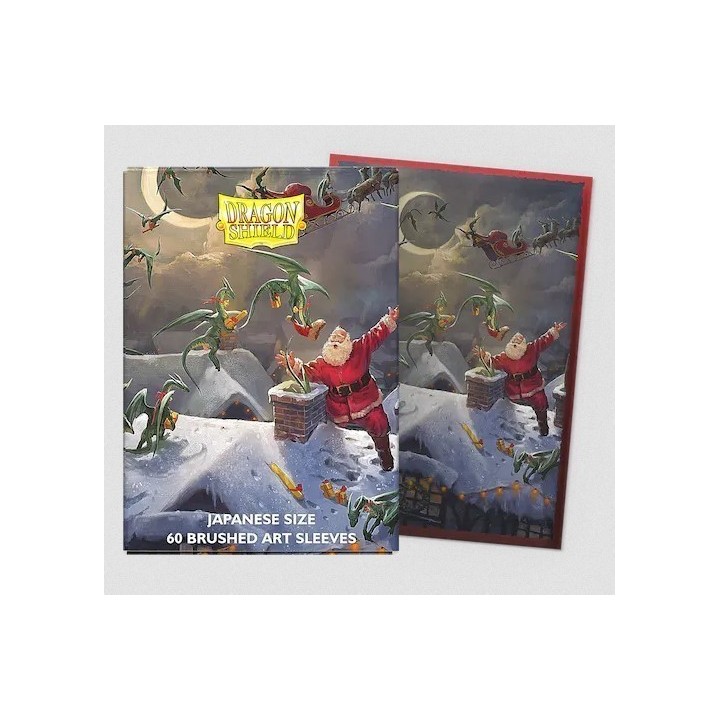 Protège-cartes Dragon Shield - 60 Japanese Brushed Art Sleeves  - Christmas Dragon 2023