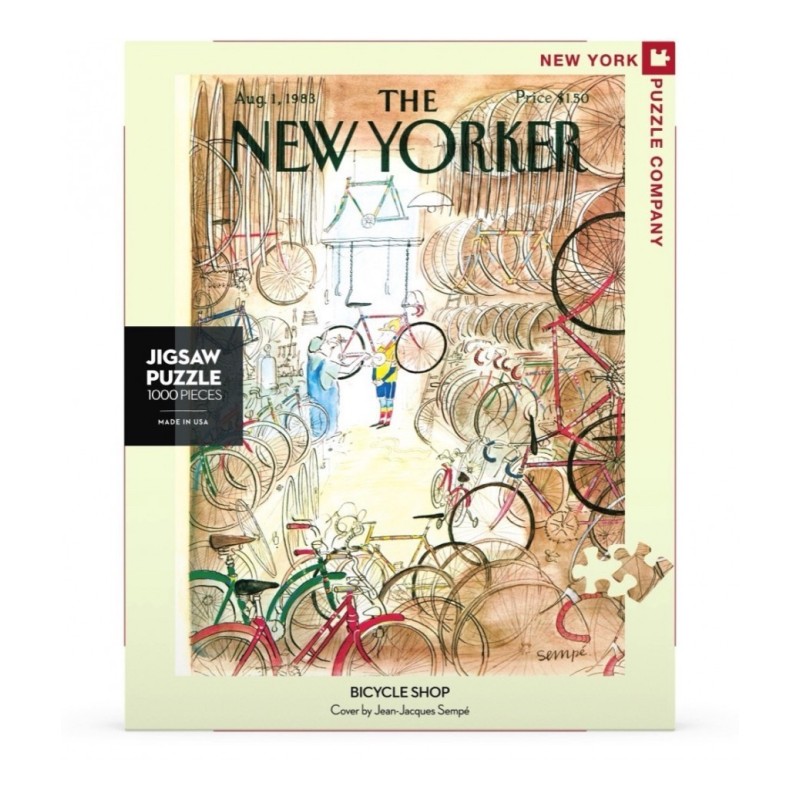 Puzzle New York Puzzle Company - New Yorker Bicycle Shop : Jean J. Sempe - 1000 Pièces Puzzle New York Puzzle Company - New Yorker Bicycle Shop : Jean J. Sempe - 1000 Pièces