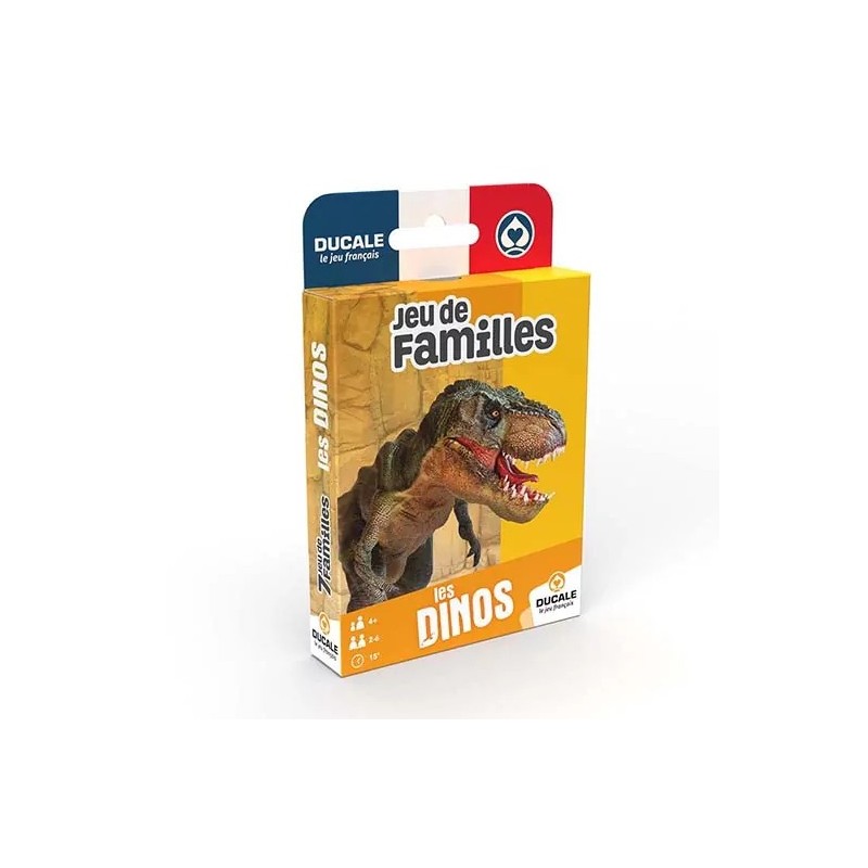 Jeux de société - Jeu de 7 Familles - Les DINOS