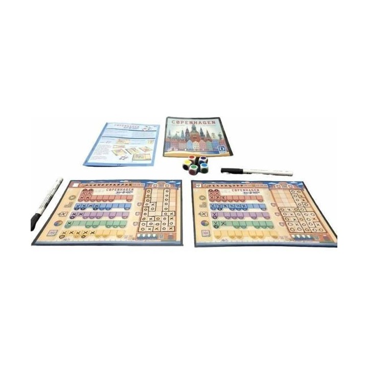 Jeux de société - Copenhagen - Roll & Write