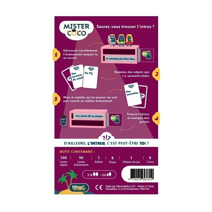 Jeux de société - Mister Coco