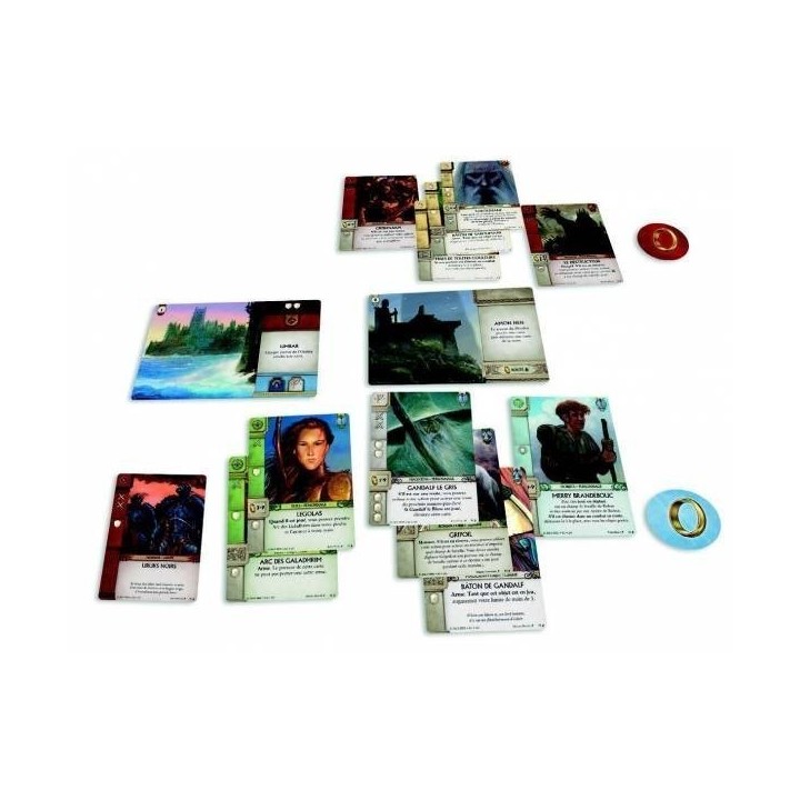 Jeux de société - La Guerre de l'Anneau : Le Jeu de Cartes