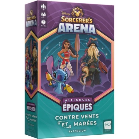 Jeux de société - Disney Sorcerer's Arena : Alliances Epiques - Extension : Contre Vents et Marées