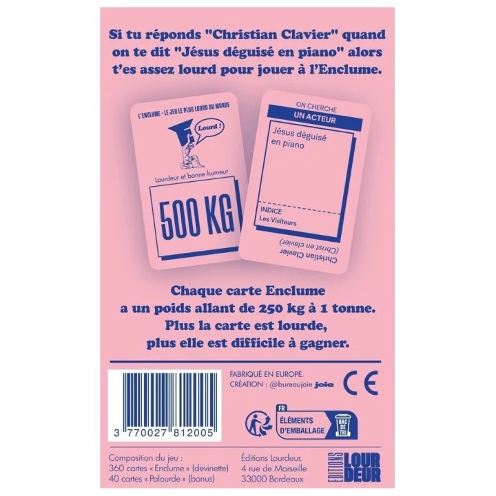 Jeux de société - L'Enclume