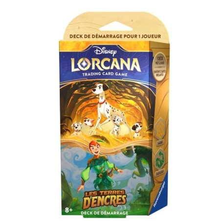 Deck de Démarrage Disney Lorcana : Les Terres d'Encre : Pongo/Peter Pan