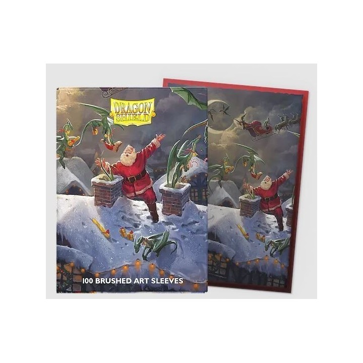 Protège-cartes Dragon Shield - 100 Standard Art Sleeves - Christmas Dragon 2021
