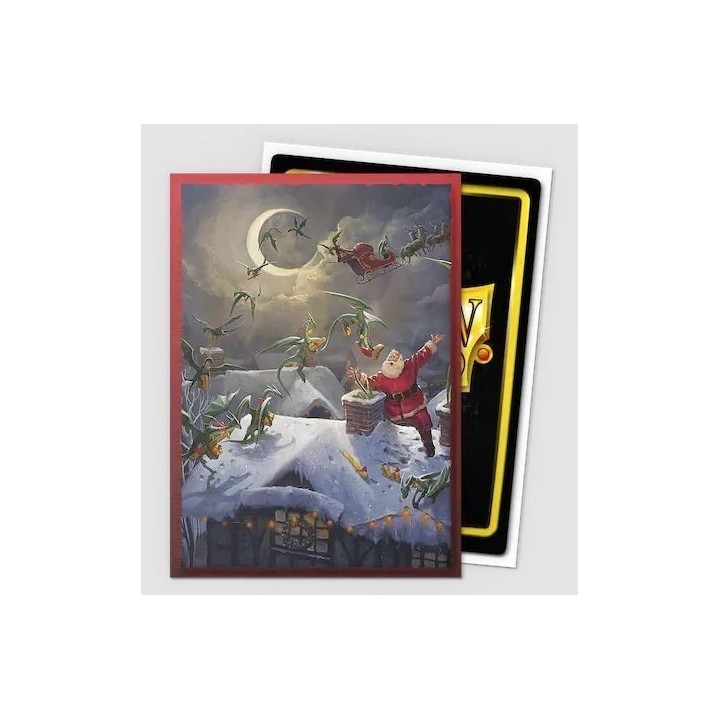 Protège-cartes Dragon Shield - 100 Standard Art Sleeves - Christmas Dragon 2021