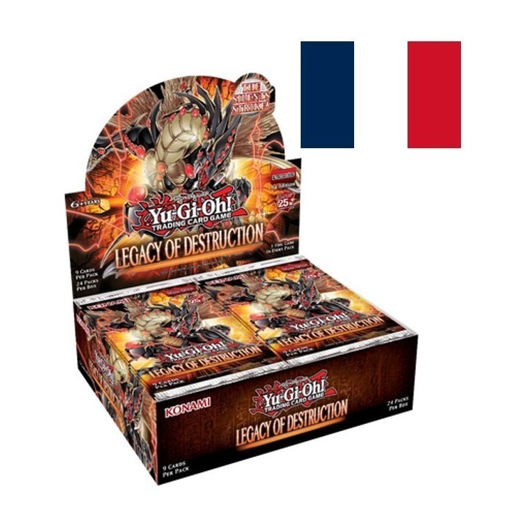 YGO - Booster Yu-Gi-Oh! Booster Héritage de la Destruction Boite Complète