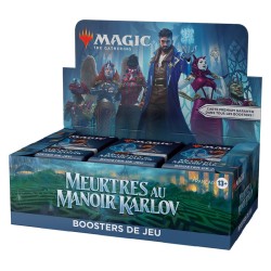 MTG - Booster de Jeu  Magic Meurtres au Manoir Karlov Boite Complète