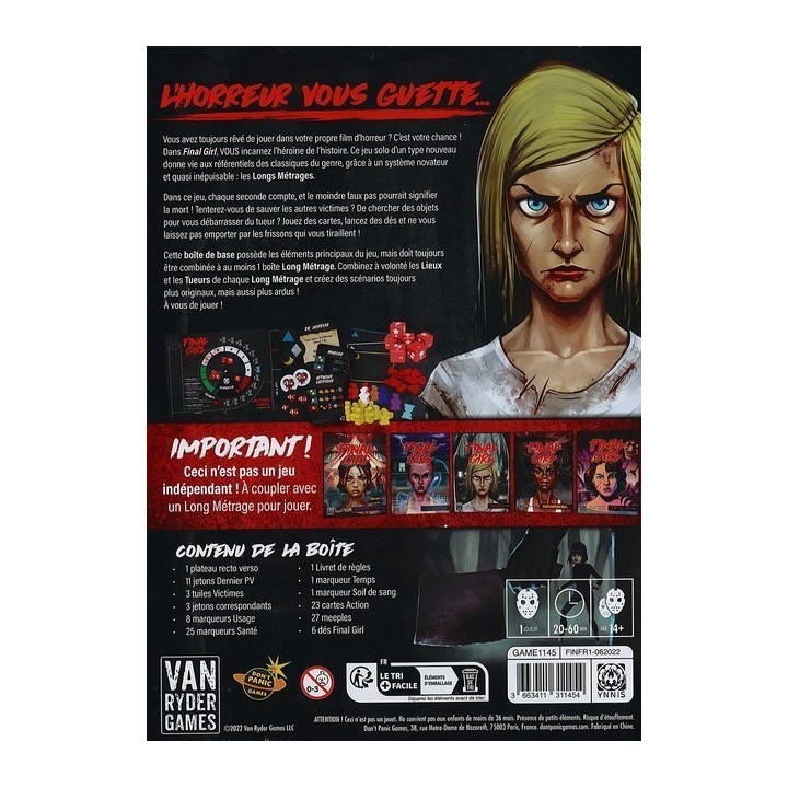 Jeux de société - Final Girl -  Boîte de Base