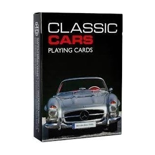 Jeu 54 cartes illustrés Piatnik - Classic Cars