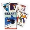 Jeu 54 cartes illustrés Piatnik - Ski Art