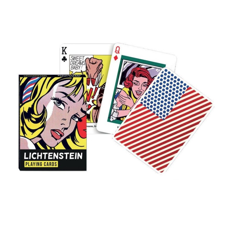 Jeu 54 cartes illustrés Piatnik - Lichtenstein