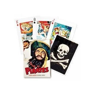 Jeu 54 cartes illustrés Piatnik - Pirates