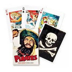 Jeu 54 cartes illustrés Piatnik - Pirates