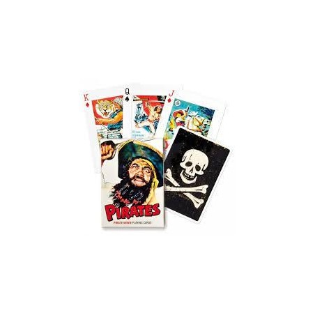 Jeu 54 cartes illustrés Piatnik - Pirates