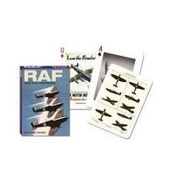 Jeu 54 cartes illustrés Piatnik - RAF