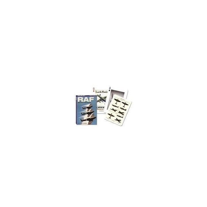 Jeu 54 cartes illustrés Piatnik - RAF
