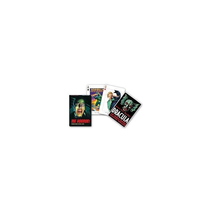 Jeu 54 cartes illustrés Piatnik - The Horror !