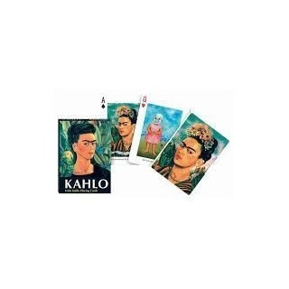 Jeu 54 cartes illustrés Piatnik - Frida Kahlo