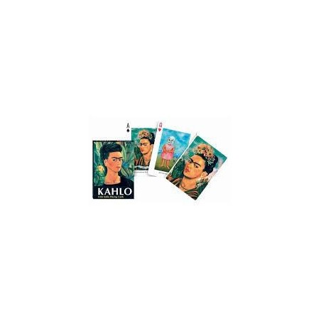 Jeu 54 cartes illustrés Piatnik - Frida Kahlo