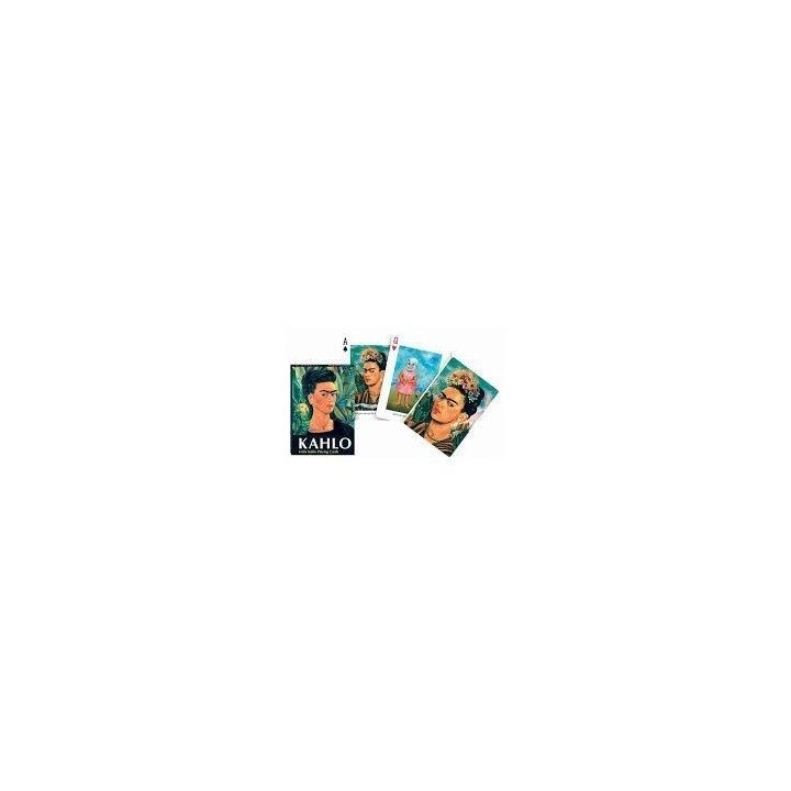 Jeu 54 cartes illustrés Piatnik - Frida Kahlo