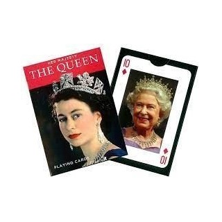 Jeu 54 cartes illustrés Piatnik - Queen Elizabeth II