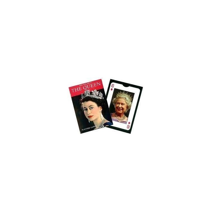 Jeu 54 cartes illustrés Piatnik - Queen Elizabeth II