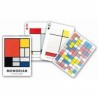 Jeu 54 cartes illustrés Piatnik - Mondrian