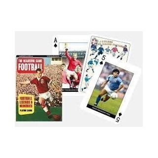 Jeu 54 cartes illustrés Piatnik - Football Legends