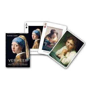 Jeu 54 cartes illustrés Piatnik - Vermeer