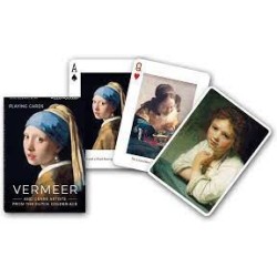 Jeu 54 cartes illustrés Piatnik - Vermeer