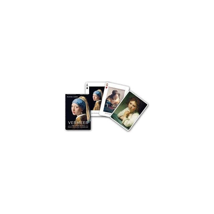 Jeu 54 cartes illustrés Piatnik - Vermeer