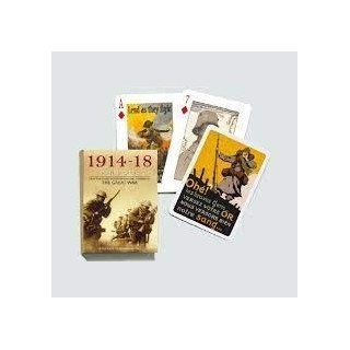 Jeu 54 cartes illustrés Piatnik - The Great War 1914 - 1918