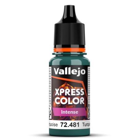 Peinture Vallejo Xpress Color Intense : Turquoise Hérétique – Heretic Turquoise