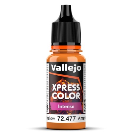 Peinture Vallejo Xpress Color Intense : Jaune Cuirassé – Dreadnought Yellow