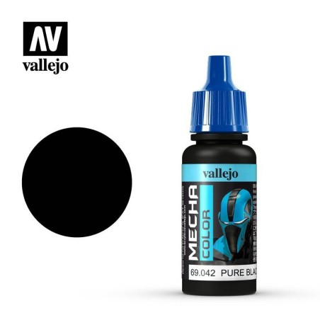 Peinture Vallejo Mecha Color : Noir Pur - Pure Black