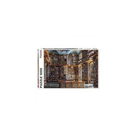 Puzzle Piatnik : Bibliothèque Monastère St Florian - 1000 Pièces