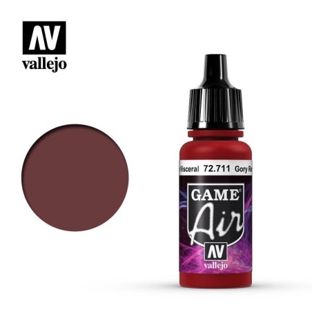 Peinture Vallejo Games Air : Rouge Nécrose – Gory Red