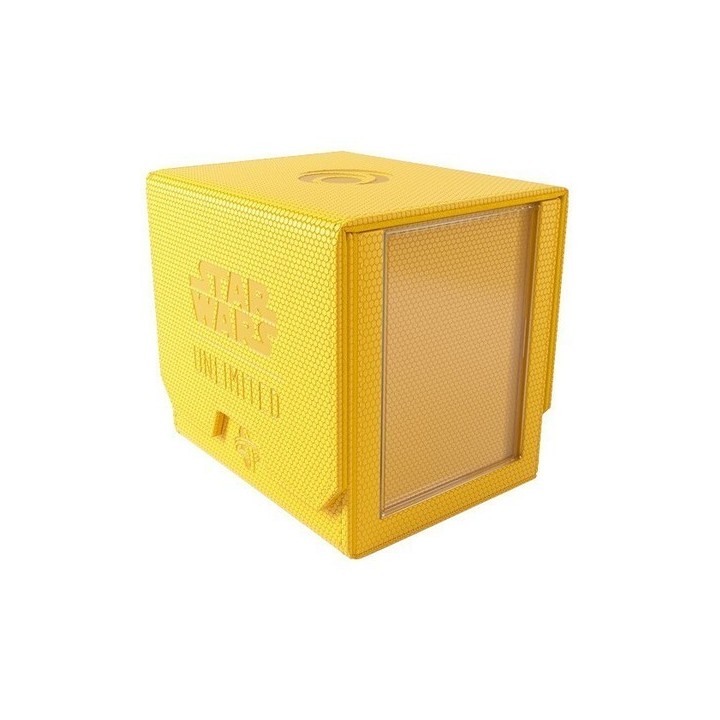 Deck Box Boite de Rangement Gamegenic Star Wars Unlimited : Deck Pod Jaune