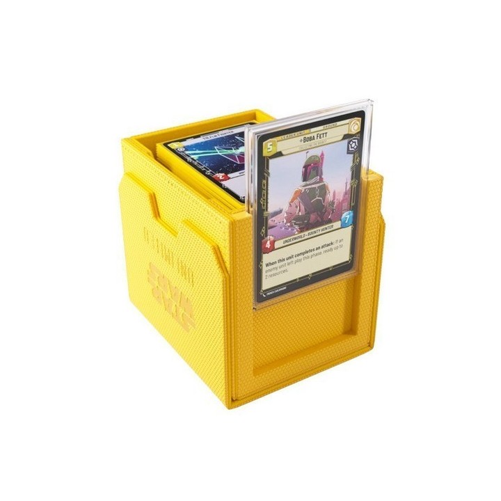 Deck Box Boite de Rangement Gamegenic Star Wars Unlimited : Deck Pod Jaune