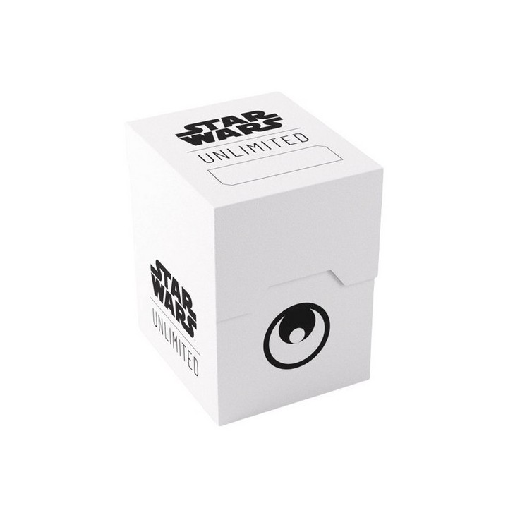 Deck Box Boite de Rangement Gamegenic Star Wars Unlimited : Soft Crate Blanc