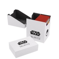 Deck Box Boite de Rangement Gamegenic Star Wars Unlimited : Soft Crate Blanc