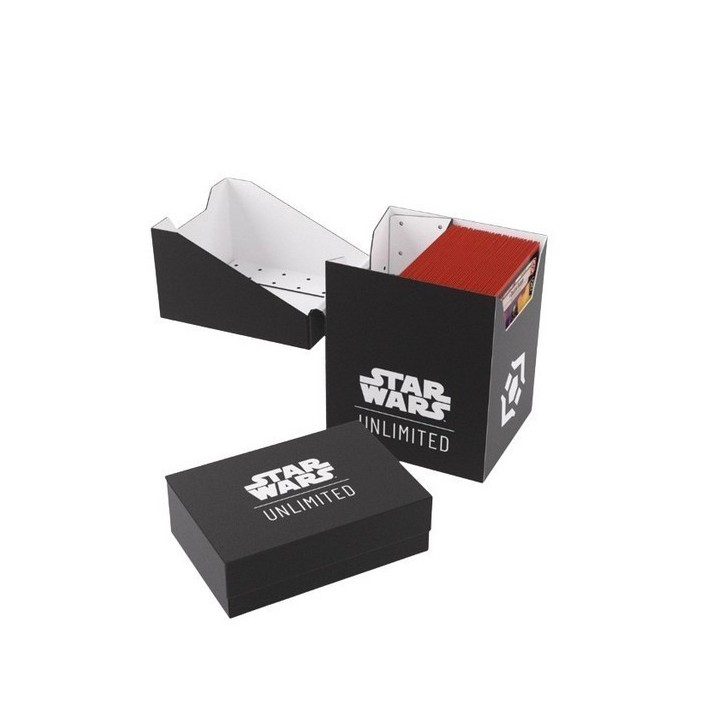 Deck Box Boite de Rangement Gamegenic Star Wars Unlimited : Soft Crate Noir