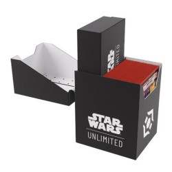 Deck Box Boite de Rangement Gamegenic Star Wars Unlimited : Soft Crate Noir