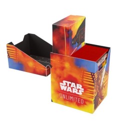 Deck Box Boite de Rangement Gamegenic Illustrée Star Wars Unlimited : Soft Crate Luke Skywalker