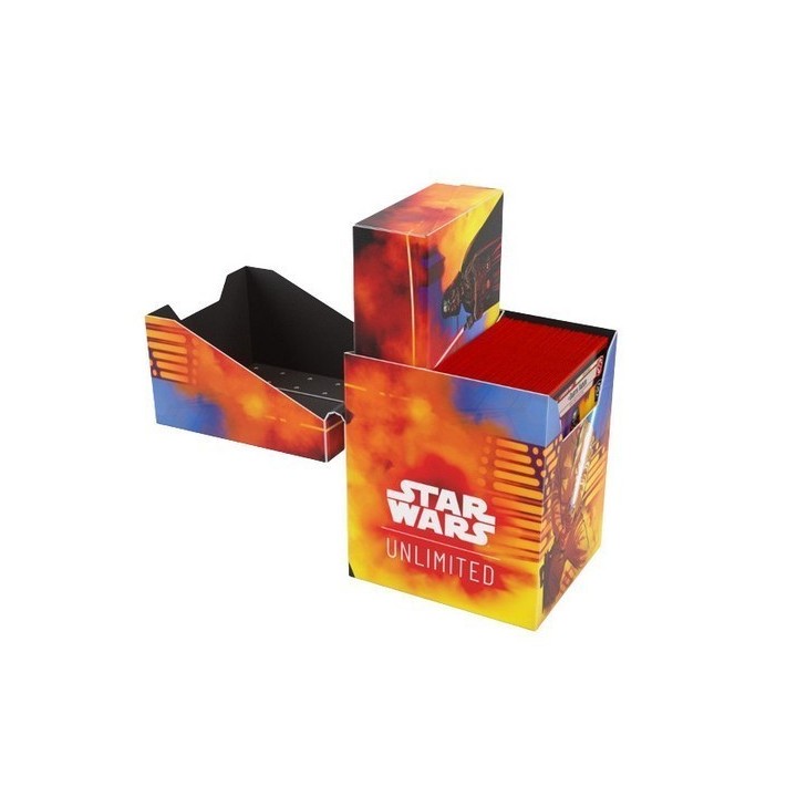 Deck Box Boite de Rangement Gamegenic Illustrée Star Wars Unlimited : Soft Crate Luke Skywalker