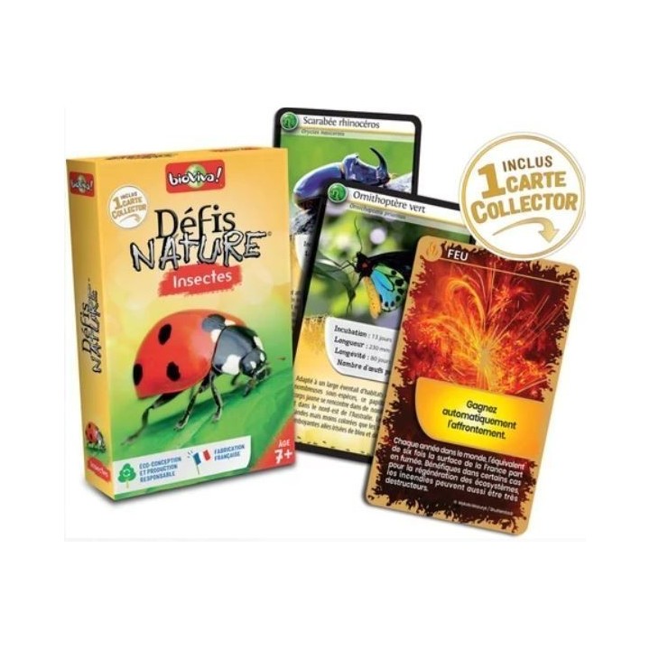 Jeux de société - Défis Nature - Insectes