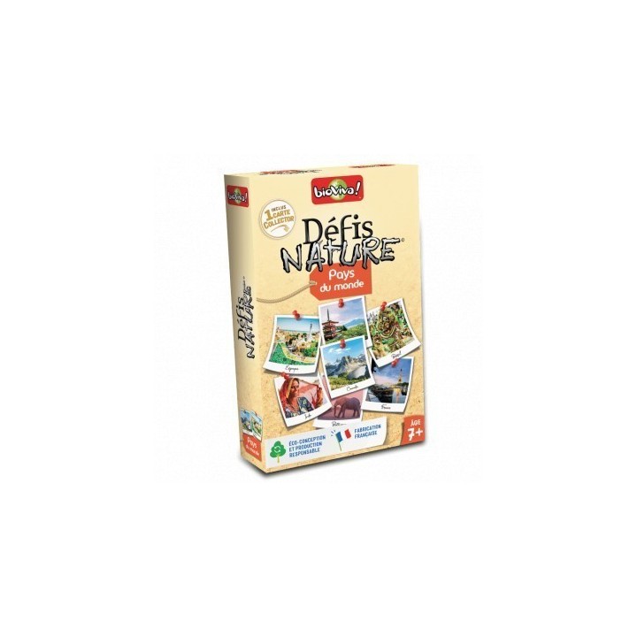 Jeux de société - Défis Nature - pays du monde
